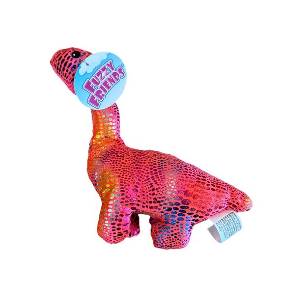 Fuzzy Friends Pink Color Change Dinosaur Plush Stuffed Animal 12inches - Picture 1 of 6